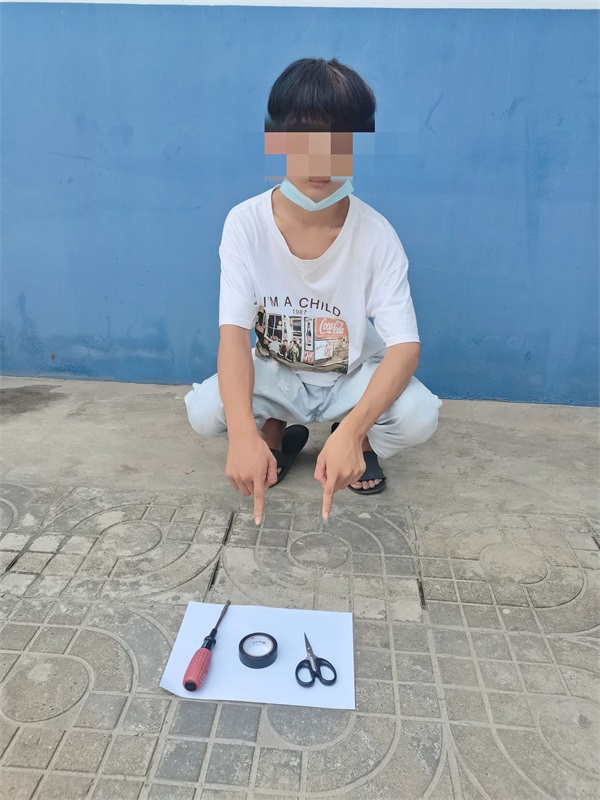 4图为杨某某指认盗窃电动车时所使用的工具