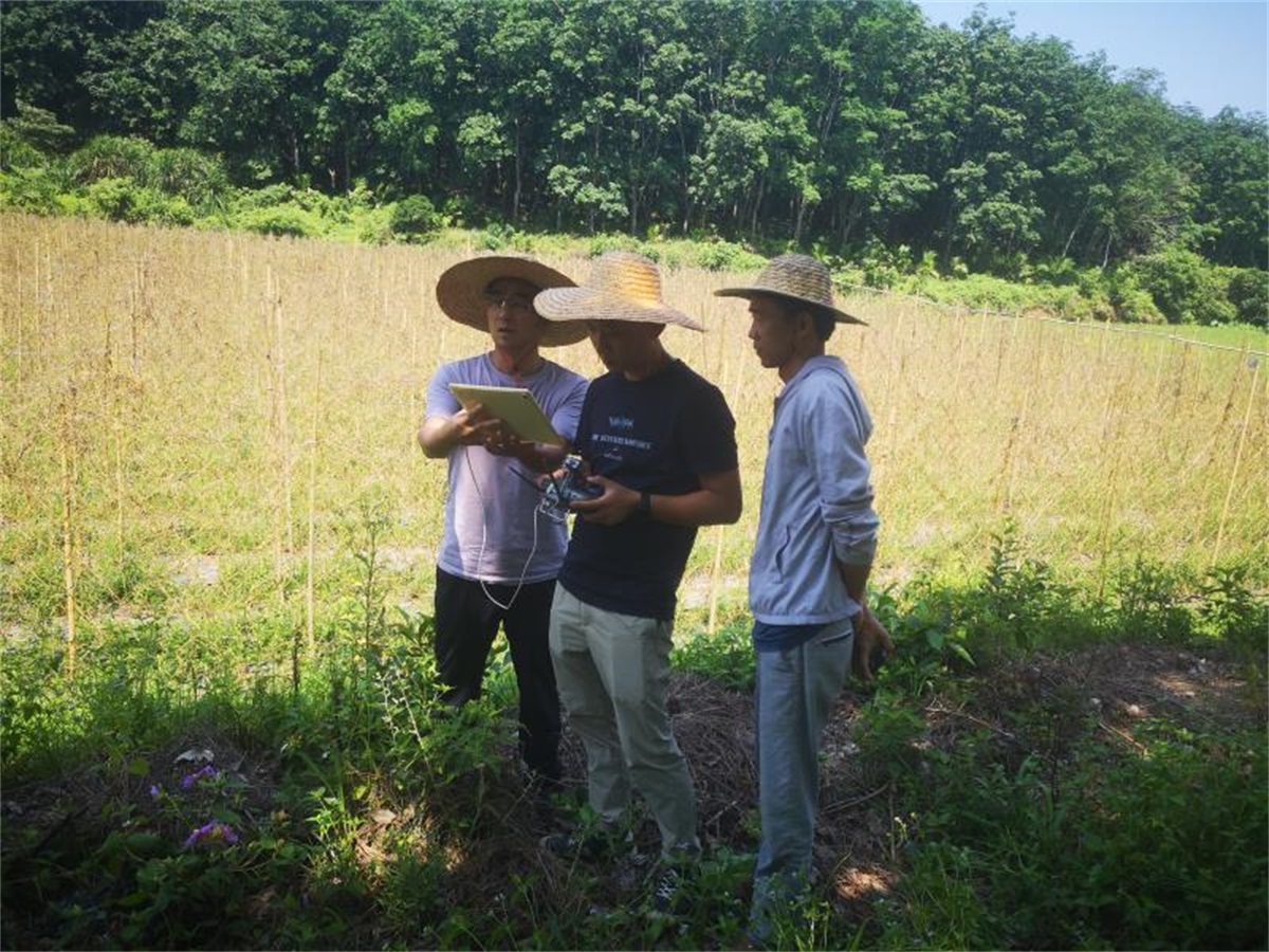 检察干警穿梭于田间地头，以科技助力乡村振兴2