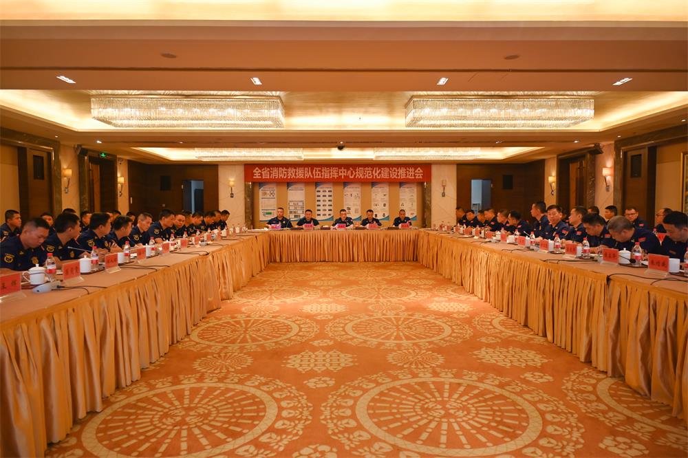 全省消防救援队伍指挥中心规范化建设工作座谈推进会