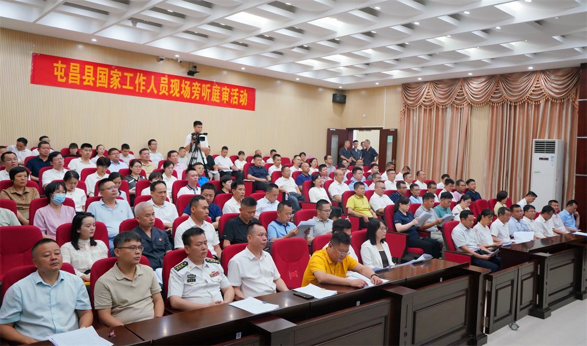 屯昌法院联合普治办开展邀请国家机关工作人员旁听庭审活动 023